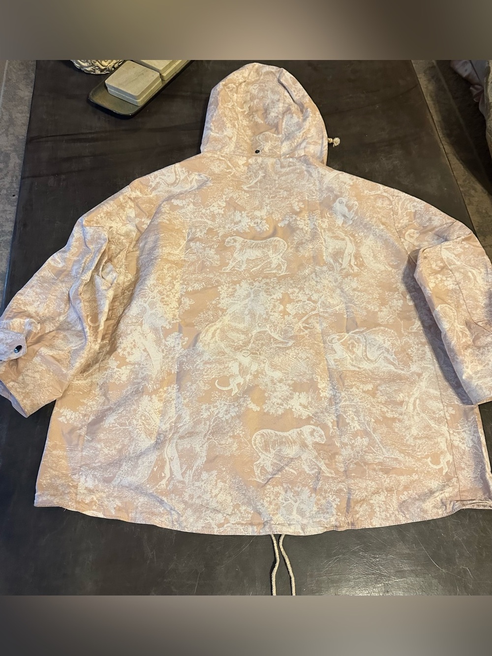 Dior Pink & White Hooded Anorak Pullover - Christian Dior Logo - Picture 2 of 4